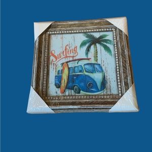 Framed Surfing Print…..